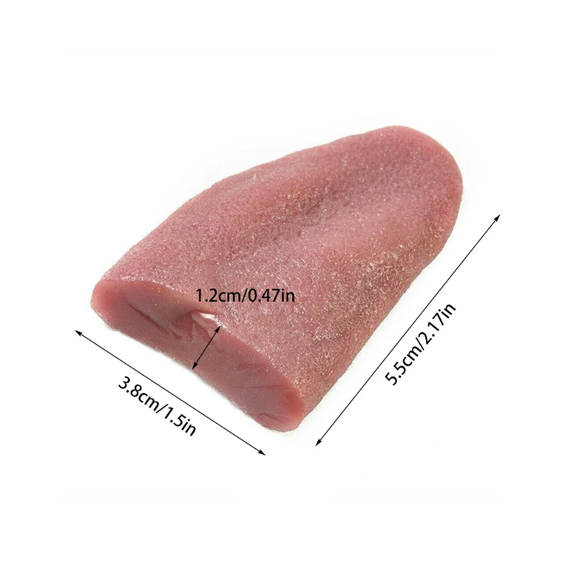 1-10Pcs Realistic Fake Tongue Prank Steel Needle Tongue Piercing Magician Prop Halloween April Fool's Day Prank Magic Toys Gift - Image 6