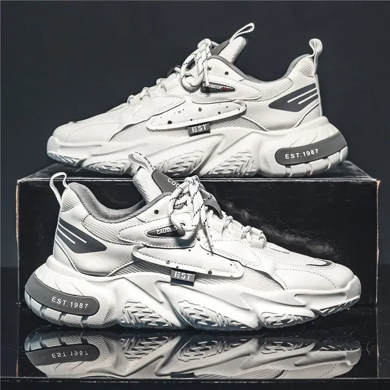 New Men's low cut breathable fashionable and versatile sneaker soft sole comfortable and casual running shoes Students shoes - Image 2