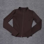 Women Sport Jacket Long Sleeve Shirt Workout Coat Gym Training Clothing Yoga Sportswear