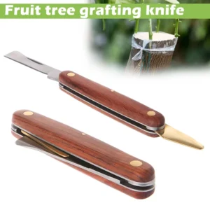 Grafting Cutter Tool Foldable Grafting Pruning Knife Professional Garden Grafting Cutter Stainless Steel Gardening Tools