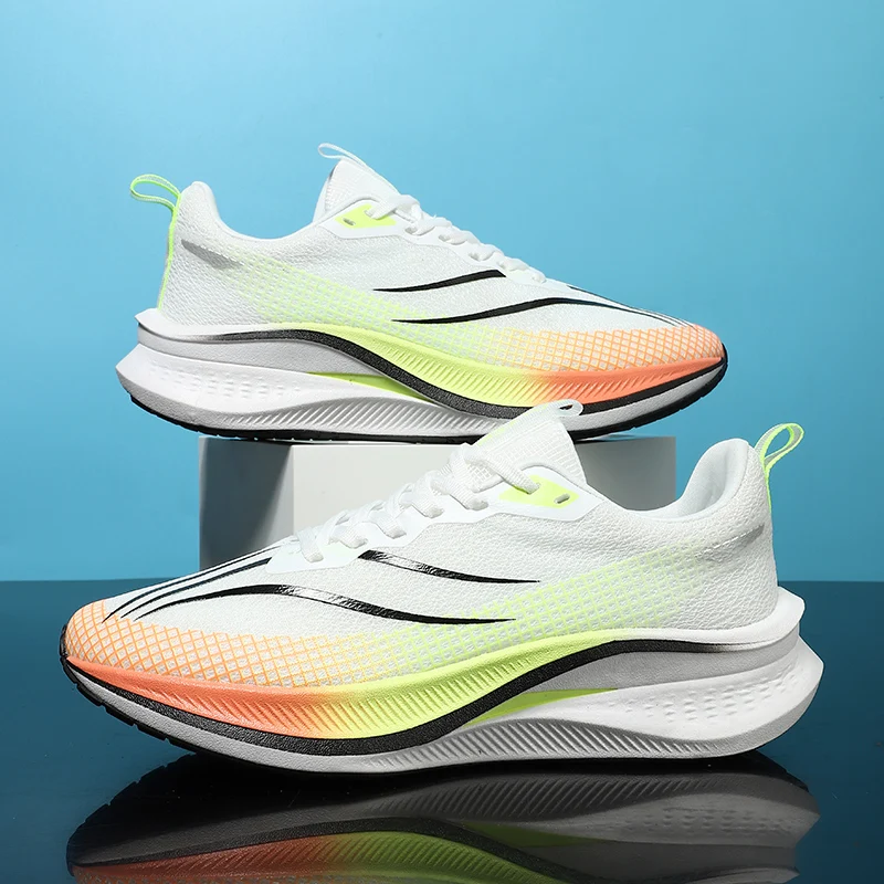 Men Casual Running Shoes Unisex Knit Breathable Sport Sneakers Women Athletic Non Slip Comfortable Shoes Leisure Tennis Shoes - Image 6