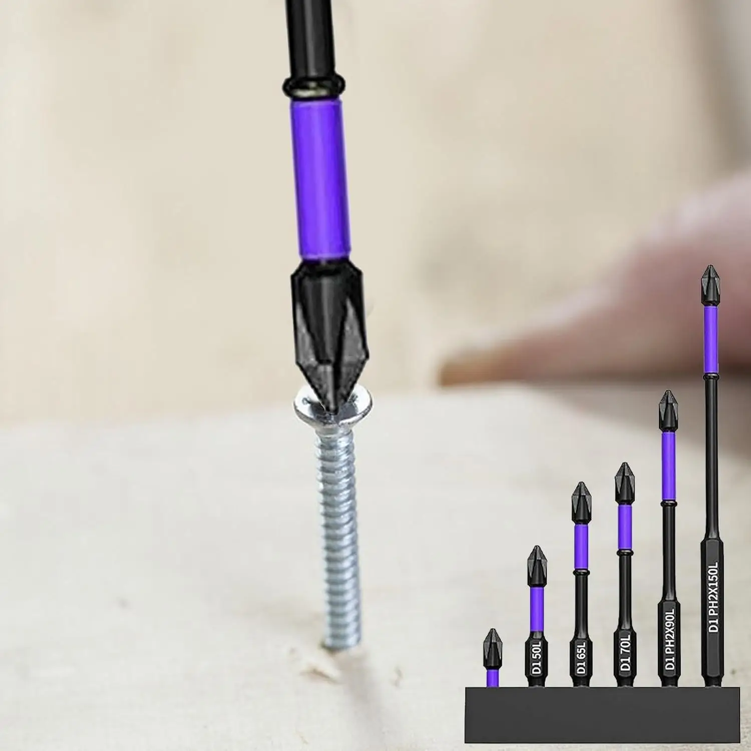 Magnetic Electric Screwdriver Drill Bits Cross Head Alloy Steel Impact Driver Bit Anti-Shock Non-slip High Hardness Bits Tools - Image 2