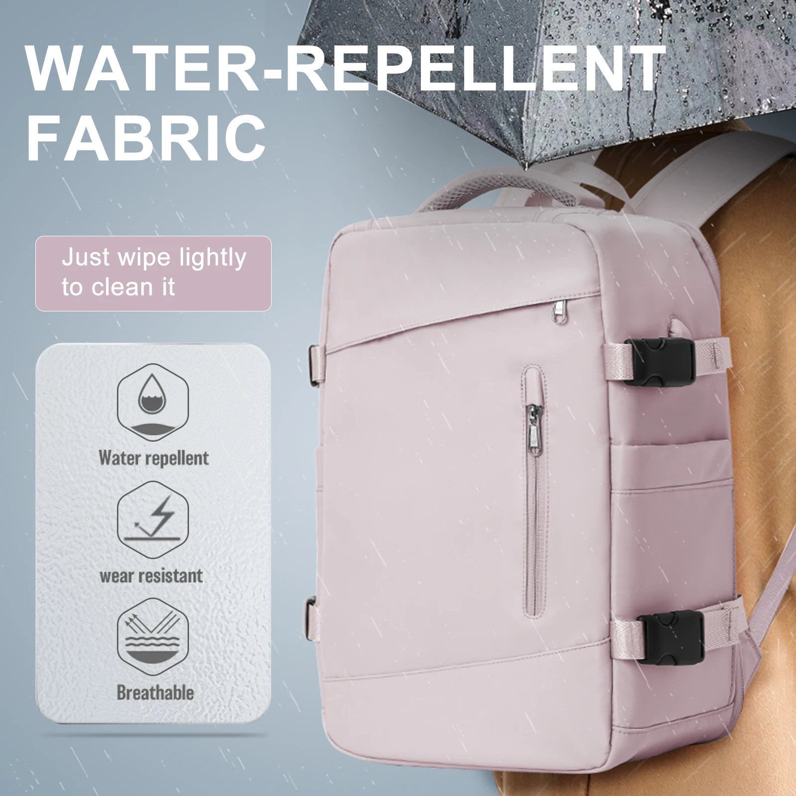 Women's Backpack Travel Suitcase Cabin Bag Aircraft Ryanair 40x20x25 Airplane Travel Bag Men Laotop Backpack Wizzair Carry On - Image 6