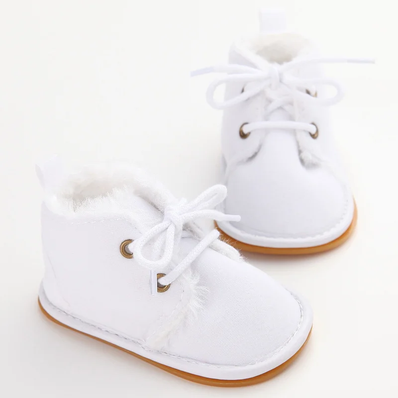 New Snow Baby Booties Shoes Baby Boy Girl Shoes Crib Shoes Winter Warm Cotton Anti-slip Sole Newborn Toddler First Walkers Shoes - Image 5
