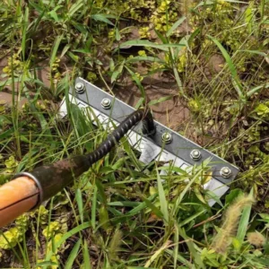 5/6/7/8 Teeth 1PCS Carbon Steel Garden Hand Rake for Farm Garden Weeding Tools Scarifier Agricultural Nail Harrow Metal Harrow