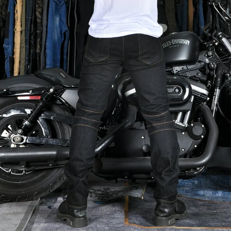 New Motorcycle Pants, Riding Jeans, Anti-fall, Classic Motorcycle Rider Pants, Racing Pants for All Seasons - Image 3