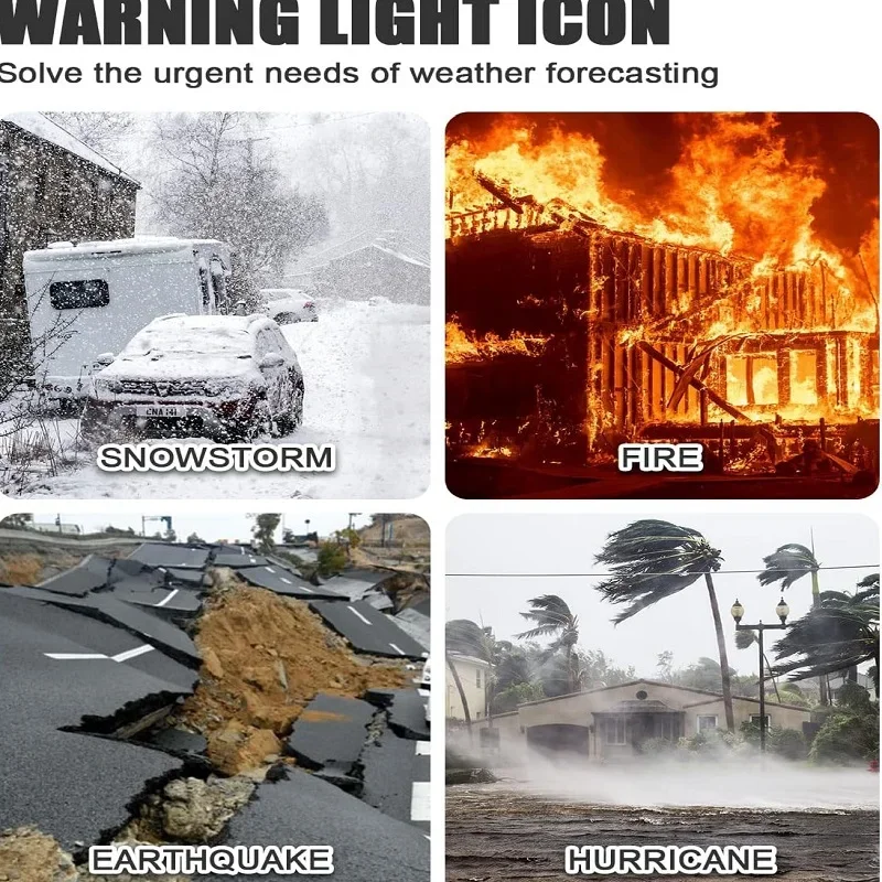 Light 4000mAh Emergency Radio WB FM/AM Portable Solar Hand Crank Weather Radio SOS Alarm Led Reading Flashlight Power Bank - Image 6