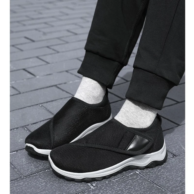 Men Shoes Slip on Fashion Sneakers Male Sport Running Shoes Breathable Gym Training Walking Tennis Shoes Non Slip Workout Flats - Image 5