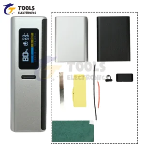 22.5W Multi-Protocol Fast Charge Power Bank Kit TFT Display Supports PD/QC/VOOC Portable Mobile Battery Case