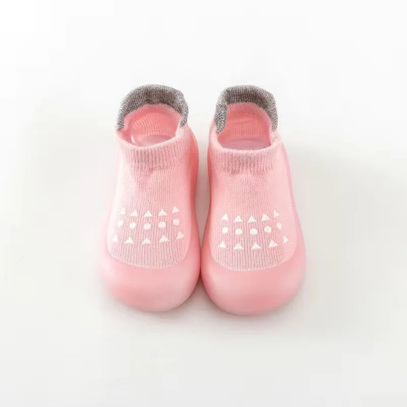 Summer New Combed Cotton Anti slip and Breathable Children's Soft Sole Shoes Baby Walking Shoes Mesh Faced Baby Floor Socks - Image 5