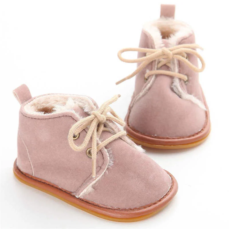 New Snow Baby Booties Shoes Baby Boy Girl Shoes Crib Shoes Winter Warm Cotton Anti-slip Sole Newborn Toddler First Walkers Shoes - Image 4