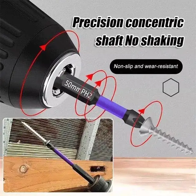 Magnetic Electric Screwdriver Drill Bits Cross Head Alloy Steel Impact Driver Bit Anti-Shock Non-slip High Hardness Bits Tools - Image 4