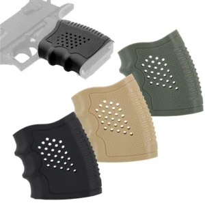 Tactical Pistol Holster Rubber Grip Glove Sleeve Anti-Slip Protect Cover Anti-slip Cover Suitables Airsoft Hunting Accessories