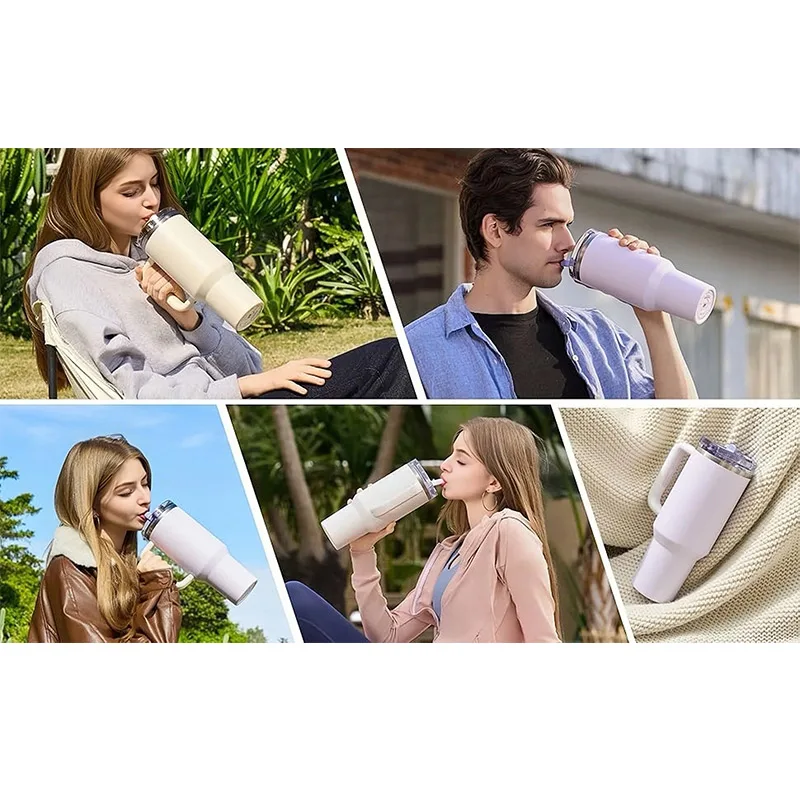 For Stanley 40oz Leak-proof Flip Lid With Straw Reusable Replaceable And Detachable New Travel Cover Accessories Easy Cleaning - Image 4
