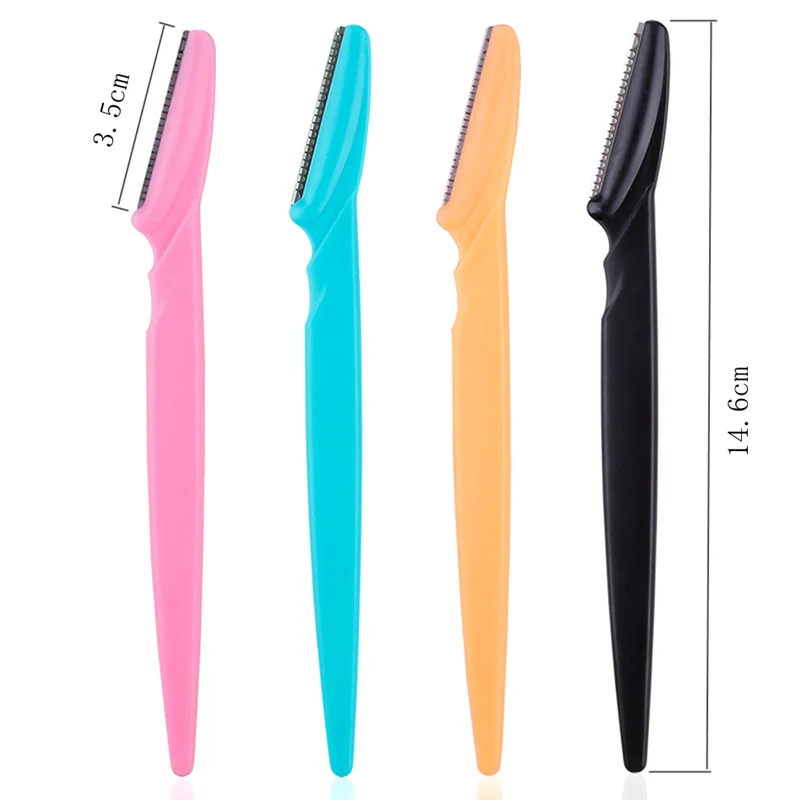 5/10/15Pcs Eyebrow Trimmer Makeup Tools Safe Eye Brow Razor Face Body Hair Removal Shaver Blades Woman Eyebrows Shaping Knife - Image 5