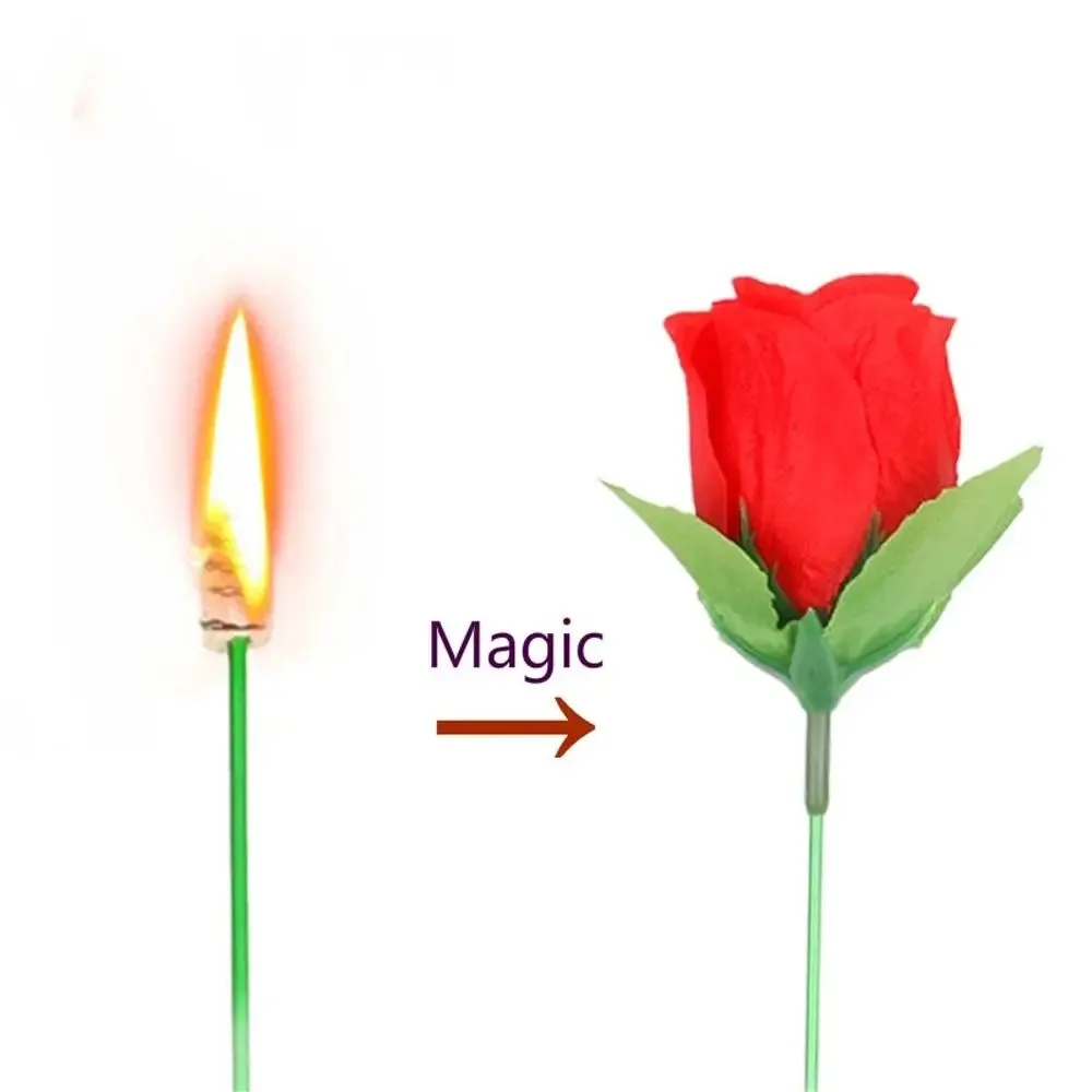 Magic Trick Rose Fun Present Torches Change Roses Magic Tricks Novelty Surprise Prank Joke Mystical Fun Toy - Image 4