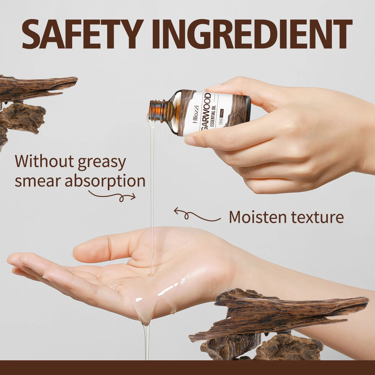 Agarwood essential oil has a woody scent and is suitable for body and hair care. - Image 3