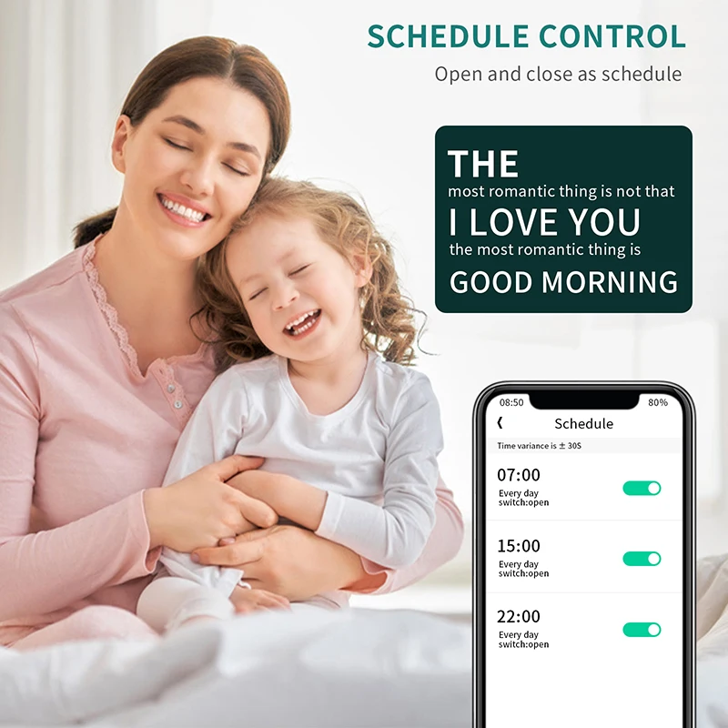 Tuya Newest shorter Smart WiFi engine Motorized curtain cornice Intelligent Track curtain motor Support Alexa Google home Alice - Image 5