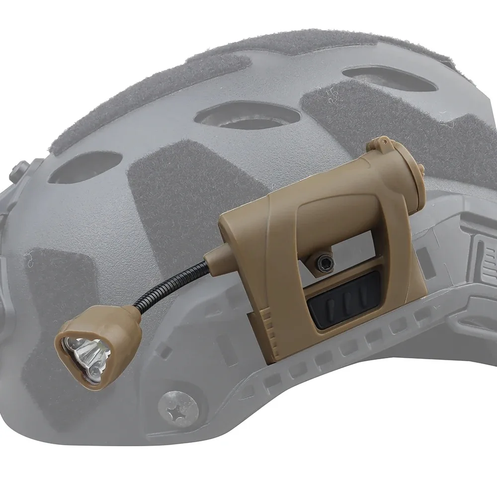 Tactical Helmet Light 3 Modes LED Flashlight Outdoor Night Lighting For Laser Hunting Military Cycling Fishing Helmet Lamp - Image 3