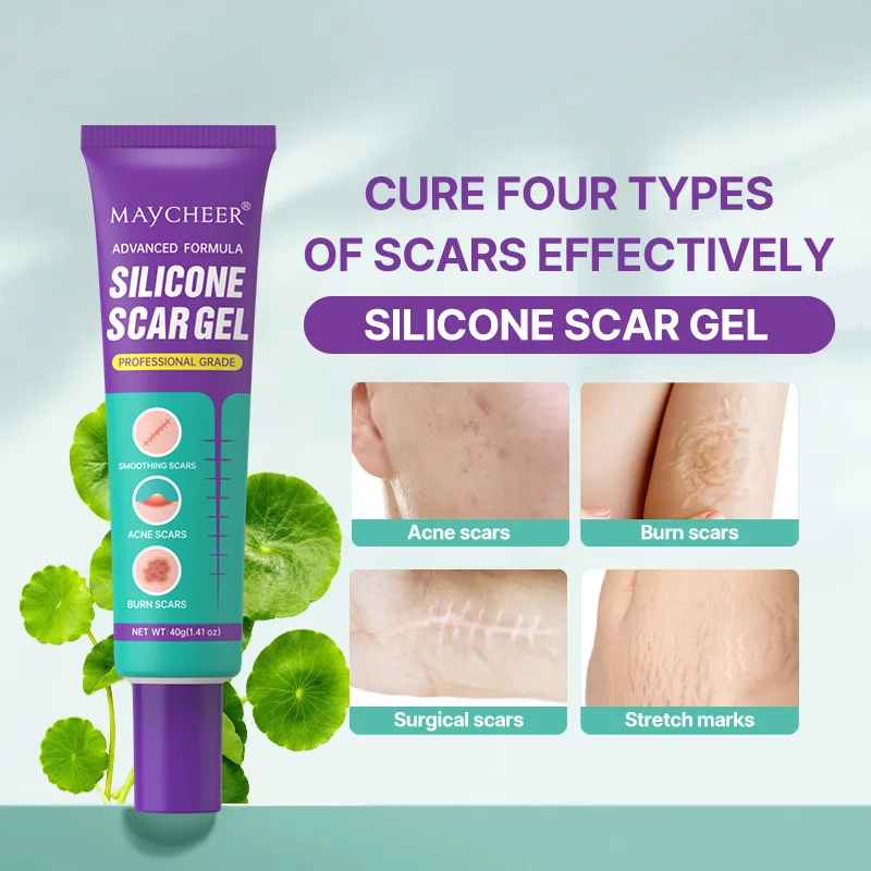 Scar Repairing Gel Fade Stretch Marks Burn Surgical Scar Acne Spots Cream Moisturizing Smoothing Beauty Skin Care 40g - Image 5