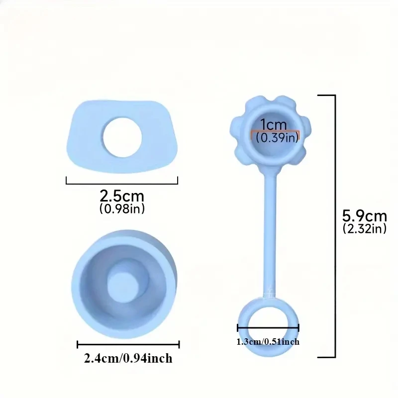 3pcs Silicone spill Proof stopper set For stanley cup 1.0 2.0 40oz/ 30oz Tumble Accessories straw cap Spill stopper Leak stopper - Image 4