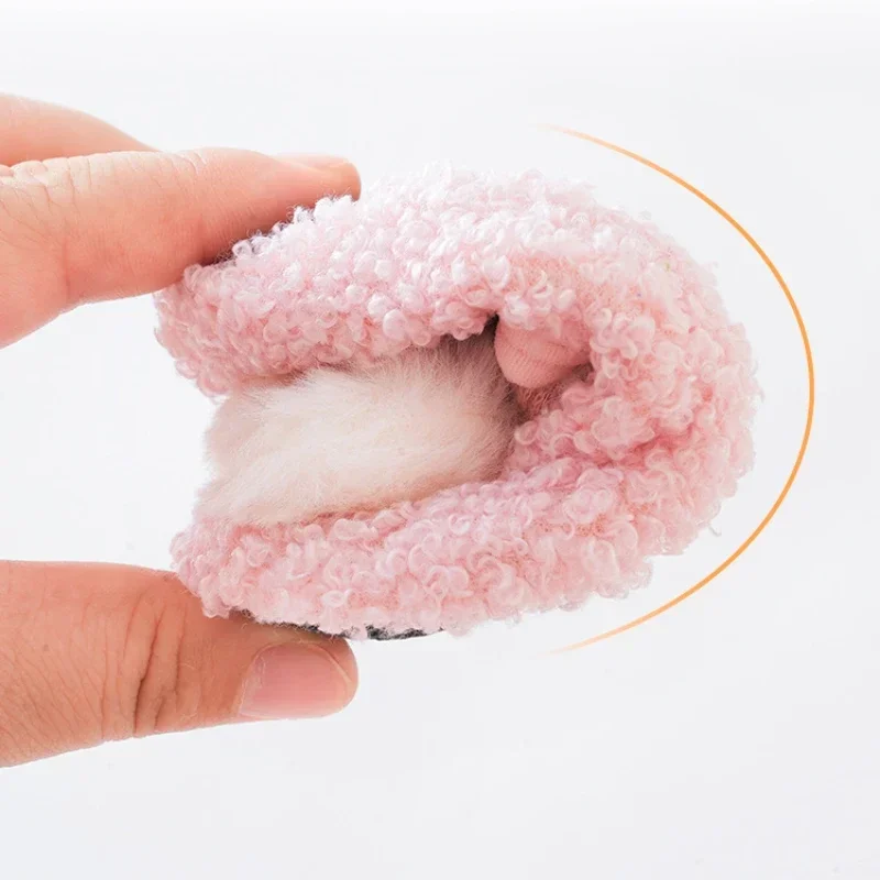 Cartoon Rabbit Baby Floor Socks Kids Plush Slippers Toddler Warm Shoes Children Soft Non-slip Prewalkers Indoor Home Slippers - Image 6