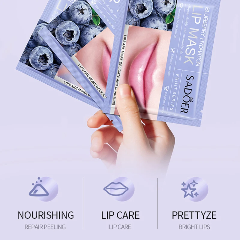 30pcs Fruits Lip Mask Moisturizing Nourishing Collagen Lip Patches Plump Lips Beauty Skincare Lips Pads Lipmask Skin Care - Image 5