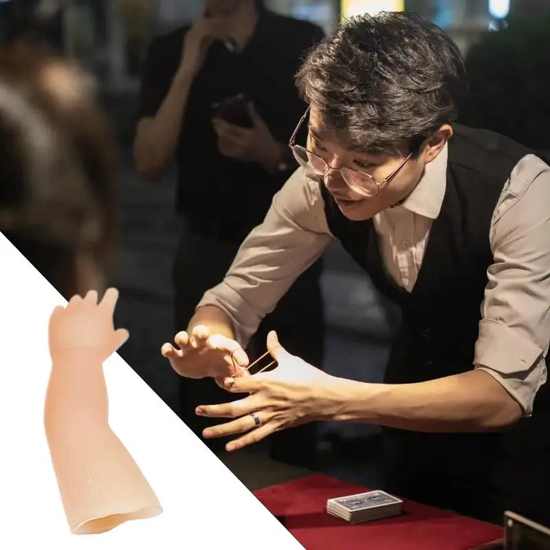 Funny Magic Tricks Coin Disappearing Toys Little Hand Prank Joke Magic Props C oins Disappear Performance Magicians Mini Arm - Image 5