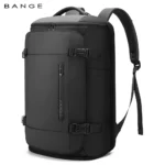 BANGE Multi New Men Backpack Sports Travel Business Large Capacity Dry and Wet Separation Outdoor Hiking with Shoe Compartments
