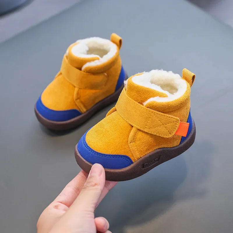 Toddler Baby Boots Winter Boys Girl Warm Baby Snow Shoes Plush Soft Bottom Infant Shoes Newborn Baby Outdoor Sneakers Kids Boots - Image 3