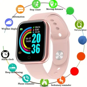 Smartwatch For Women Men Watches Heart Rate Monitor Electronic Fitness Smart Watch Calories Music Player 116Plus Y68 Bracelet