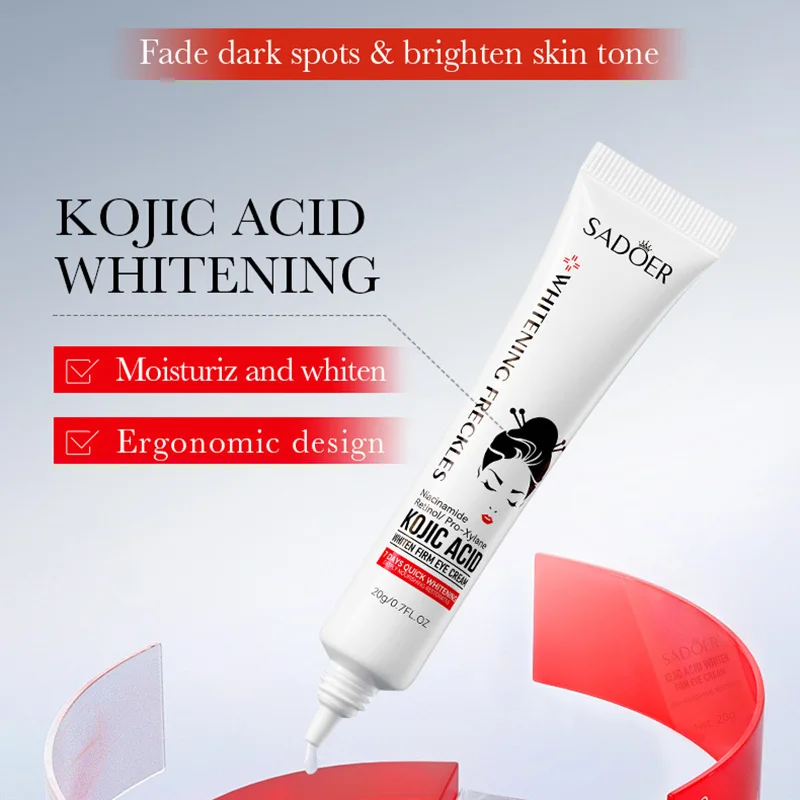 SADOER Kojic Acid Retinol Eye Cream Anti Dark Circles Remove Eye Bags Moisturizing Firming Beauty Eyes Skin Care Products - Image 3