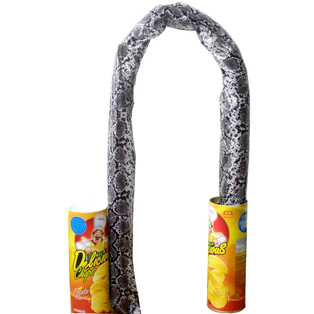 The Potato Chip Snake Can Jump Stage Magic Tricks Spring Snake Toy April Fool Day Halloween Party Jokes in A Can Gag Gift Prank - Image 5