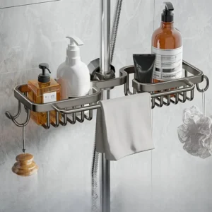 1pcs Bathroom Storage Rack Shower Head Storage Basket Shower Head Storage Rack Suitable for Bathroom Shower Head Kitchen Fauce