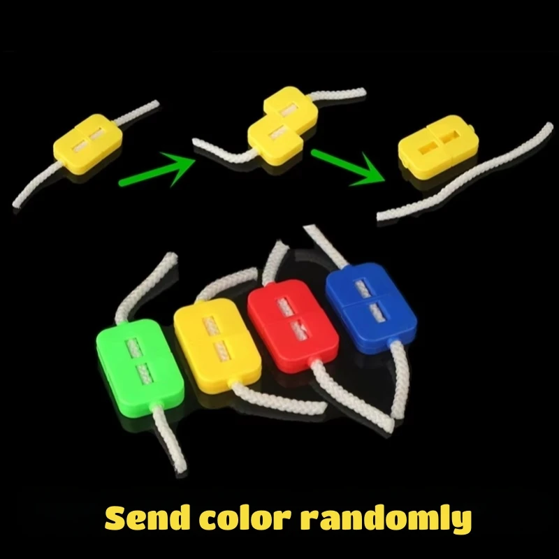 1PC Broken Rope Restoration Close-up Magic Trick Puzzle Novelty Magic Props Toys For Children Gift Easy to operate Prank Joke - Image 4