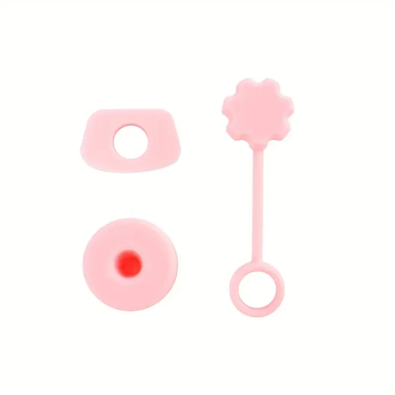 3pcs Silicone spill Proof stopper set For stanley cup 1.0 2.0 40oz/ 30oz Tumble Accessories straw cap Spill stopper Leak stopper - Image 5