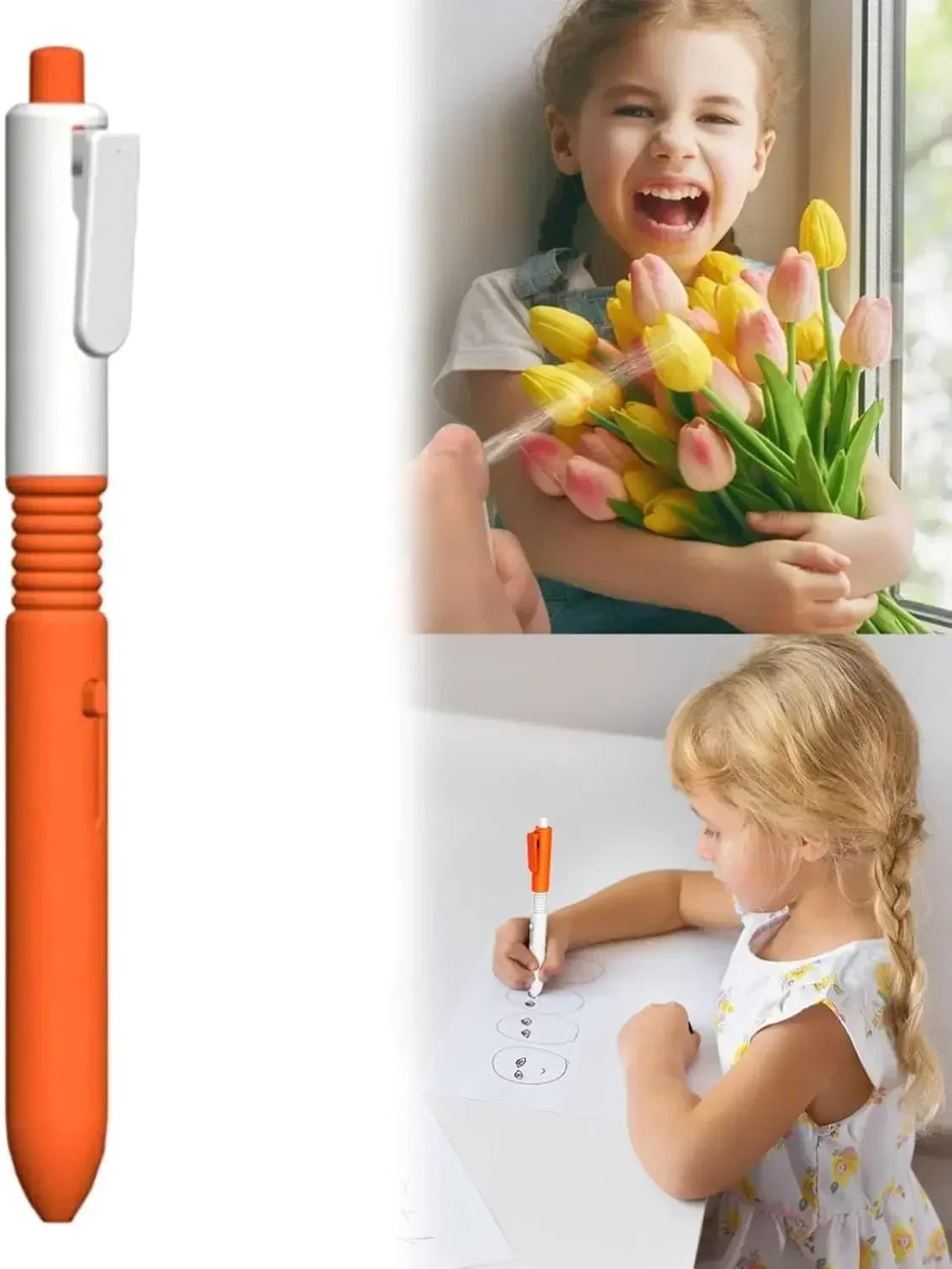 2 in 1 Funny Prank Retractable Water Spray Pens,Ball Pen with Water Spray Funny Prank Toy Stress Relief - Image 4