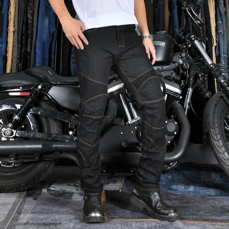 New Motorcycle Pants, Riding Jeans, Anti-fall, Classic Motorcycle Rider Pants, Racing Pants for All Seasons - Image 4