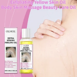 Exfoliating Yellow Skin Oil For Body Skin Moisturizing Nourishing Brightening Firming Moisturizing Massage＆Beauty Care Oil 110ml