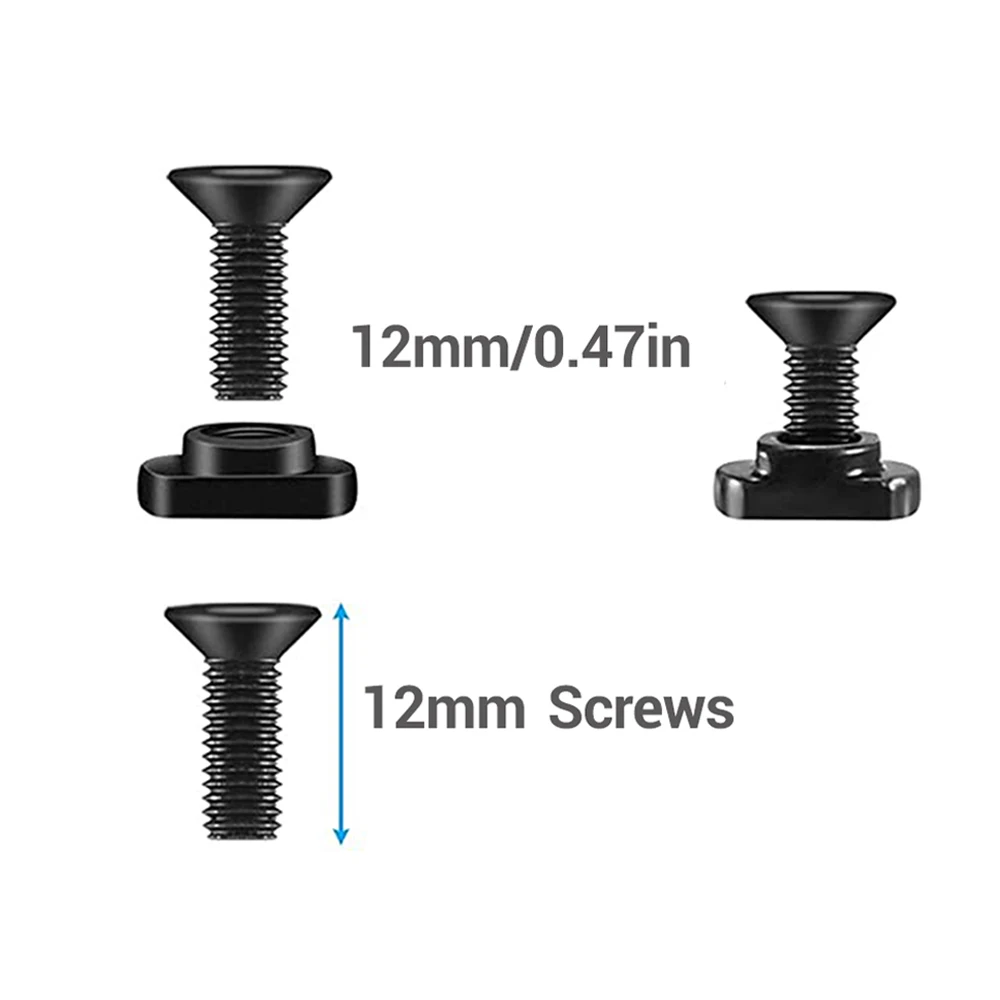 10Pcs M-LOK Screw and Nut Replacement Rails T-Nut Screw Replacement Set for MLOK Handguard Rail Sections Hunting Gun Accessories - Image 6
