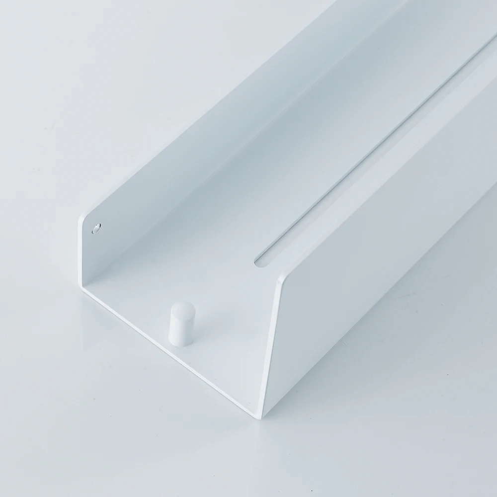 White Shower Shelf With Hook Aluminium Bathroom Items Toilet Wc Corner Bath Caddy Shampoo Storage Rack Kitchen Wall Organizer - Image 5