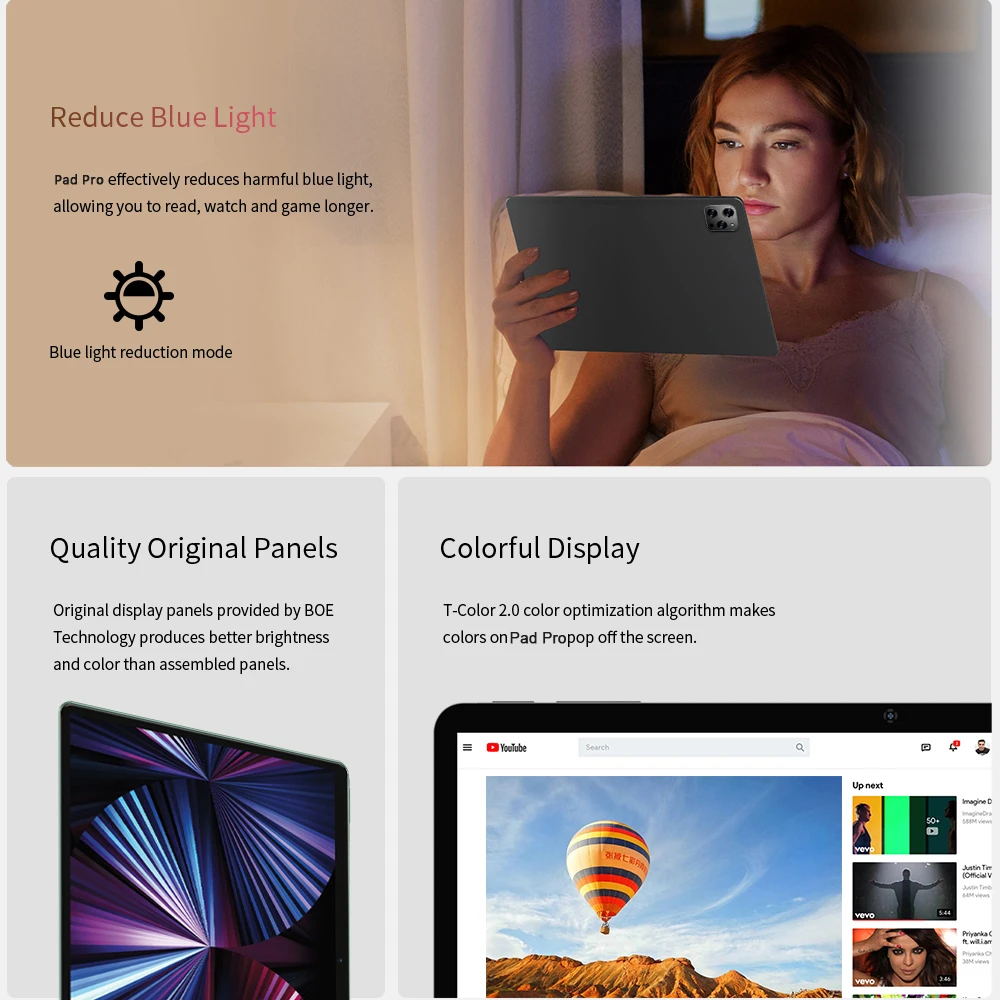 New 10.1 Inch Android 13 Tablet Pc Google Play Octa Core Dual Cameras Dual SIM 3G Phone Call Wifi Tablets 4GB RAM 64GB ROM - Image 6