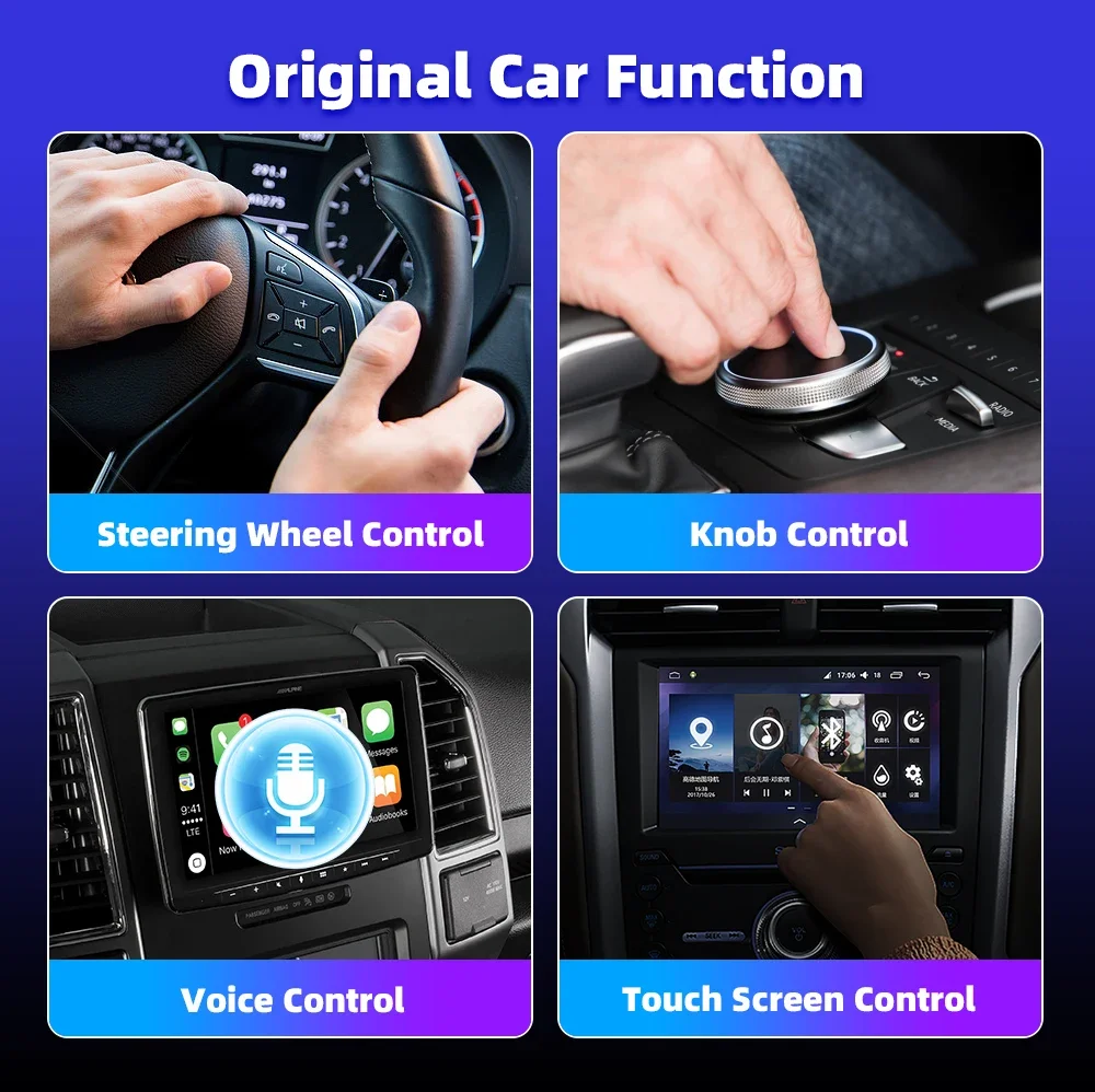 3 in 1 Wireless CarPlay Airplay for Apple Smart AI Box Mini Android Auto Mirror Link Adapter For Android For Car OEM GPS System - Image 5