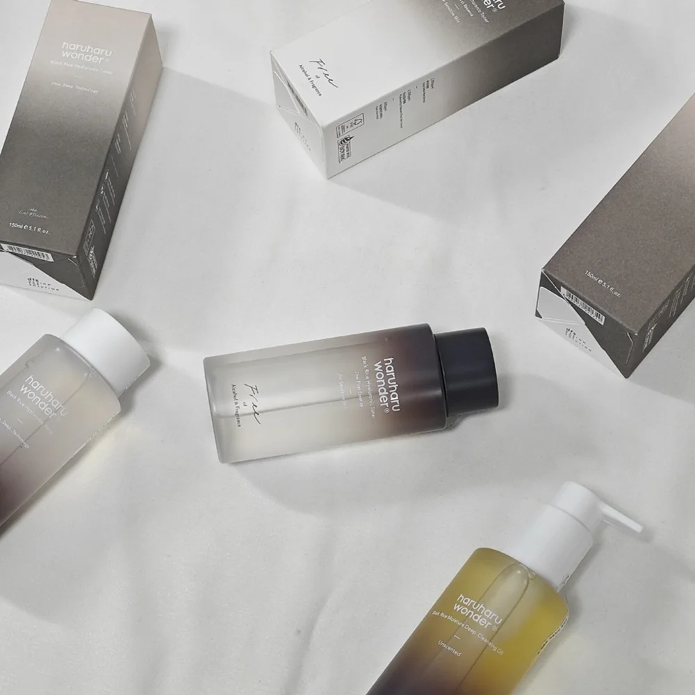 HARUHARU Miracle Black Rice Moisturizing Cleansing Oil Pore Control Cleansing Oil Black Rice Hyaluronic Acid Toner Moisturizing - Image 3