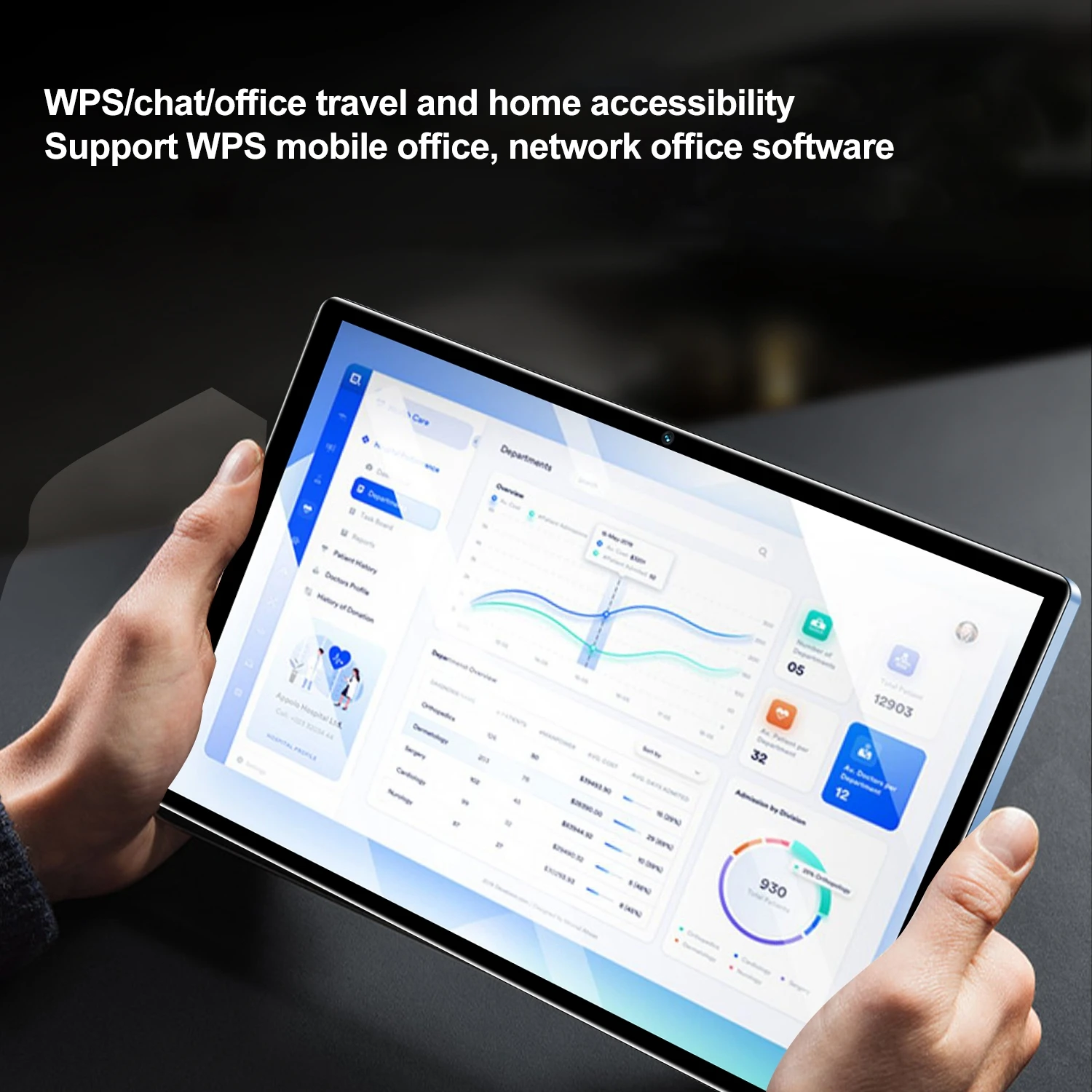 New 10.1 Inch Android 13 Tablet Pc Google Play Octa Core Dual Cameras Dual SIM 3G Phone Call Wifi Tablets 4GB RAM 64GB ROM - Image 5