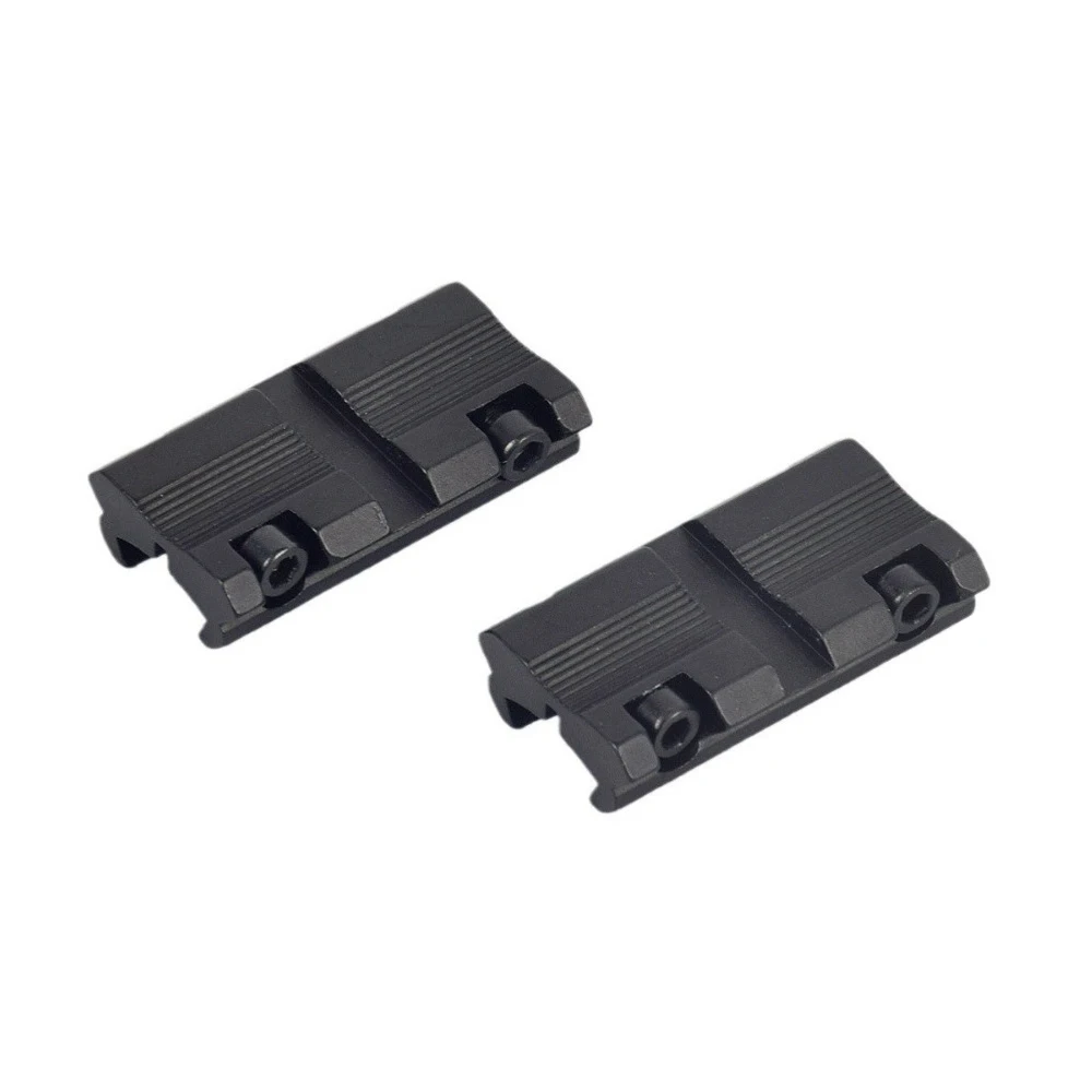 2pcs Tactical Picatinny 11mm Dovetail To 7/8" 20mm Weaver Adapter Rifle Scope Mount Tactical Hunting Accessories - Image 3