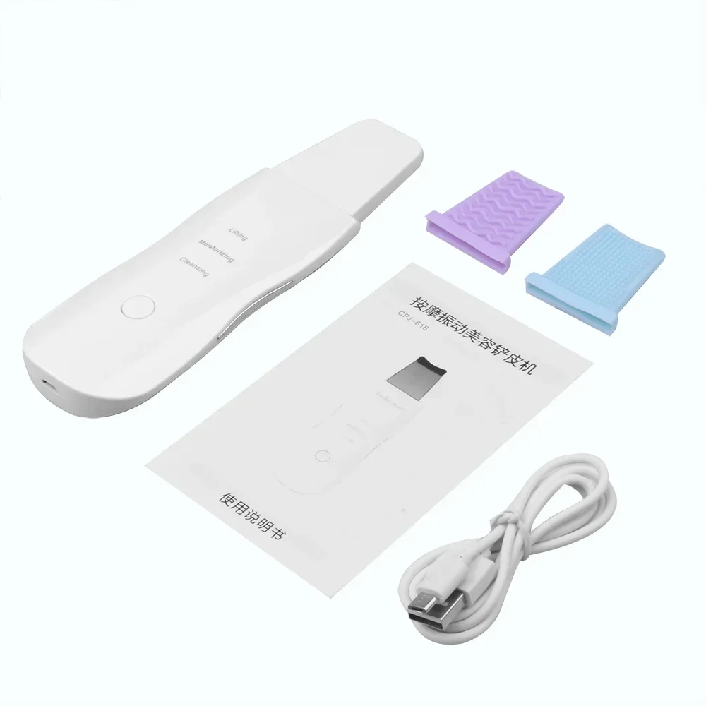 Professional No Ultrasonic Facial Skin Scrubber Ion Deep Face Cleaning Peeling Rechargeable Skin Care Device Beauty Instrument - Image 6