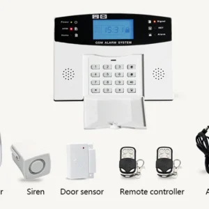 Tuya APP 2.4 Inch Screen WIFI+GSM/4G Burglar Alarm System Keyboard Control Home Security Alarm Sensor Motion Detector