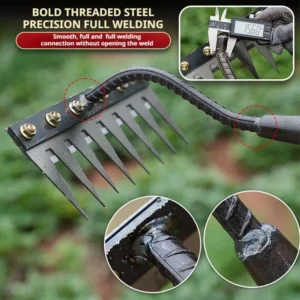 5/6/7/8 Garden Hoe Weeding Tool Digging Wild Vegetables Weeding Loosening Soil Agricultural Farm Tools Menggang Rake Accessories