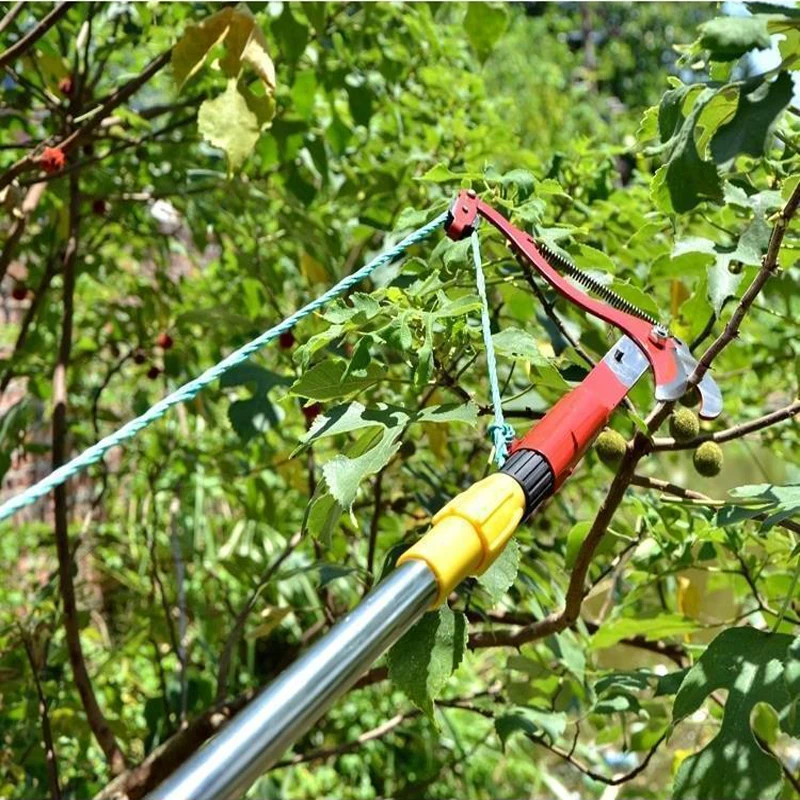 1PC High-Altitude Extension Lopper Branch Scissors Extendable Fruit Tree Pruning Saw Cutter Garden Trimmer Tool With Rope - Image 6